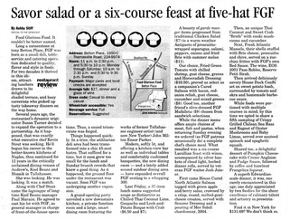 Ashby Award Article Food Glorious Food Tallahassee