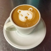 Cappuccino art at Beans at Betton Tallahassee